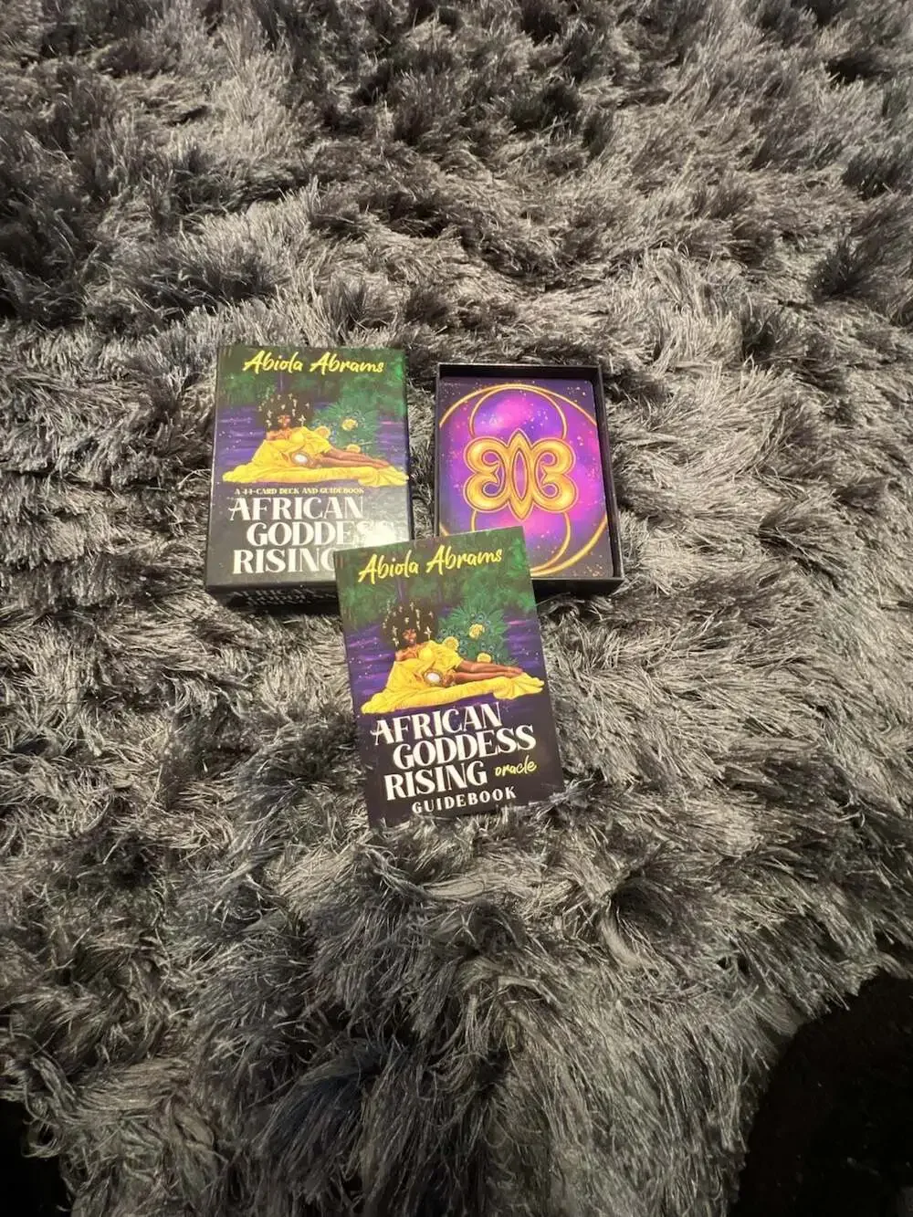 African Goddess Rising Oracle: A 44-Card Deck and Guidebook by Abiola Abrams